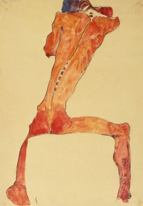 Mannerruckenhaut by Egon Schiele