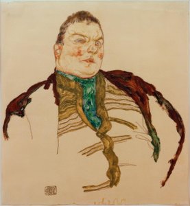Portrait of a Fat Man by Egon Schiele