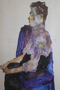 Portrait of Anton Peschka, 1911 by Egon Schiele