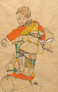 Portrait of a Child (Anton Peschka, Jr.) by Egon Schiele