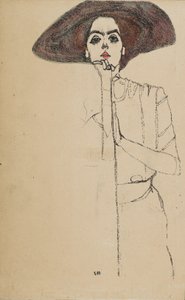 Portrait of a Woman by Egon Schiele