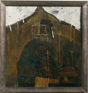 Landscape with Ravens by Egon Schiele