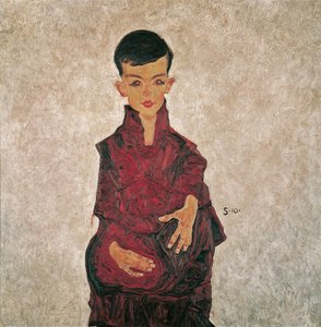 Reiner Boy (Portrait of Herbert Reiner) by Egon Schiele