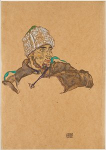 Russian prisoner of war by Egon Schiele
