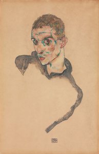 Self Portrait by Egon Schiele