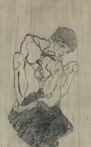 Sorrow by Egon Schiele