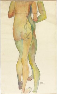 Two standing nudes