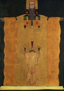 Before God the Father Kneeling Youth, 1908 by Egon Schiele