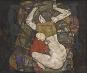 Young mother by Egon Schiele