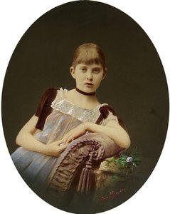 Portrait of a Girl by Egor Maximovich Ovcharenko