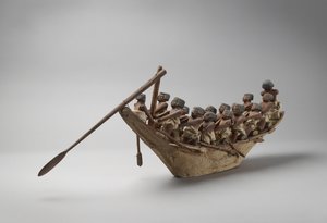 Model funerary boat, from Beni Hasan, probably Middle Kingdom