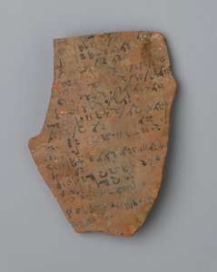 Ostrakon list of times of illumination, possibly from Elephantine
