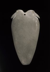 Palette with Two Birds, from Edfu, Province of Aswan by Egyptian