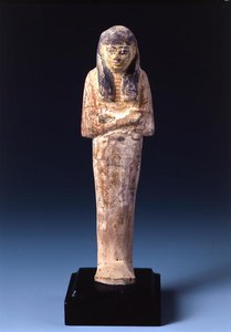 Shabti figure by Egyptian