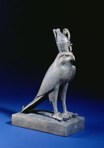 Statuette of Horus in the guise of a falcon