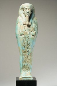 Ushabti Figure for Hor-Khebi, Late Dynastic Period, Late 25th-Early 26th Dynasty, c.700-600 BC by Egyptian