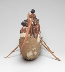 Model Sailing Boat from the Tomb of Khety (Beni Hasan) Middle Kingdom, c.2010 B.C. - 1950 B.C.