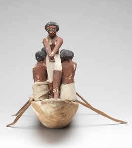 Model Sailing Boat from the Tomb of Khety (Beni Hasan) Middle Kingdom, c.2010 B.C. - 1950 B.C.
