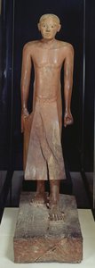 Statuette of Nakhti, chancellor during the reign of Sesostris I (c.1956-c.1911 BC) from Assiut, Middle Kingdom, c.1934-1898 BC by Egyptian 12th Dynasty