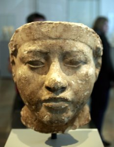 Bust of Nefertiti, Great Royal Wife to the Egyptian Pharaoh Akhenaten