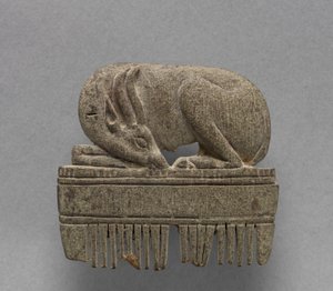 Comb with Gazelle, c.1391-1353 BC by Egyptian 18th Dynasty