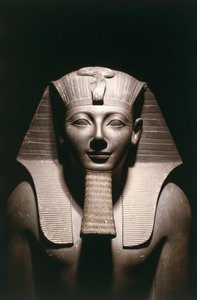 Detail of Statue of Thutmose III, from the Temple of Amun at Karnak in Luxor