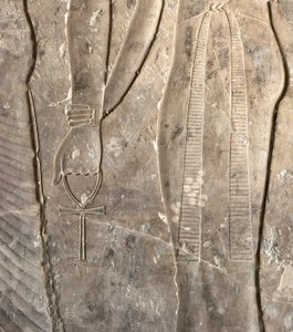 Egyptian Antiquity: Ankh Hieroglyphs. Tomb of Kherouef (TT192) (18th Dynasty)