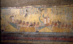Fresco of the Tomb of the Painter Maia by Egyptian 18th Dynasty