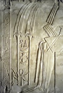 Egyptian antiquity: hieroglyphs. Tomb of Kherouef