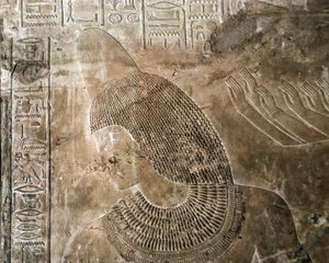 Relief from the Tomb of Khaemhat, Inspector of the Attics and Scribe at the Court of Amenophis III, 18th Dynasty, Valley of the Nobles, Luxor, West Bank, Egypt by Egyptian 18th Dynasty