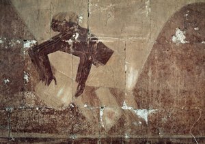 Exchanging food (detail) by Egyptian 18th Dynasty