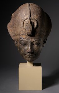 Head of Amenhotep III Wearing the Blue Crown
