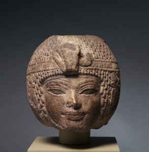 Head of Amenhotep III Wearing the Round Wig