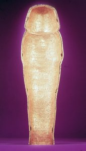 Interior of One of the Canopic Coffins, from the Tomb of Tutankhamun by Egyptian 18th Dynasty