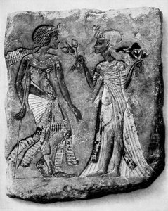 King Amenophis IV of Egypt and His Wife