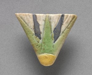 Lotus Blossom Necklace Terminal by Egyptian 18th Dynasty