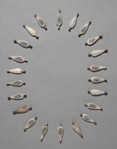 Petal-Shaped Beads by Egyptian 18th Dynasty