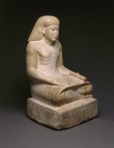 Scribe Statue of Amunhotep, Son of Nebiry by Egyptian 18th Dynasty