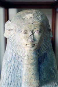 Sphinx of Queen Hatshepsut, from Deir el-Bahari, Egyptian Civilization, New Kingdom, Dynasty XVIII