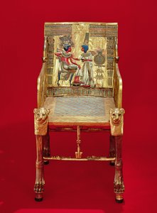 The throne, from the Tomb of Tutankhamun, New Kingdom