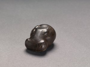 Weight in the Form of a Hippopotamus Head by Egyptian 18th Dynasty