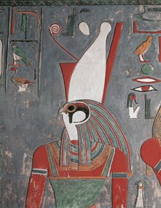 Horus Wearing Double Crown, Tomb of Horemheb, Valley of Kings, Louxor, Ancient Thebes