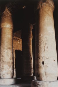 Interior of the First Hypostyle Hall, New Kingdom by Egyptian 19th Dynasty