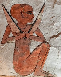 Naos Deity, from the Tomb of Nefertari, New Kingdom
