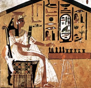 Nefertari Playing Senet by Egyptian 19th Dynasty