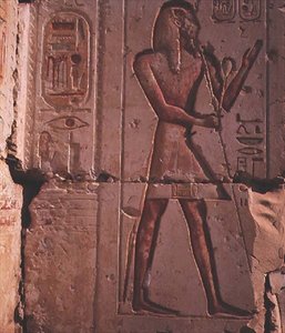 Pharaoh, Stone Relief from the Temple of Ramesses II