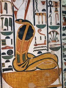 Tomb of Nefertari / Egyptian goddess Wadjet by Egyptian 19th Dynasty