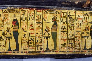 Detail of the Outer Coffin Base of the Mummy of Nesyamun