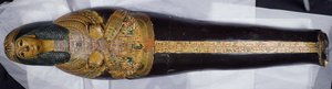 Inner lid of the mummy of Nesyamun, possibly found at Deir El-Bahri, New Kingdom, c.1100 BC by Egyptian 20th Dynasty