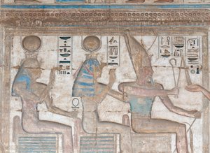 Painted Relief Image on the Wall by Egyptian 20th Dynasty